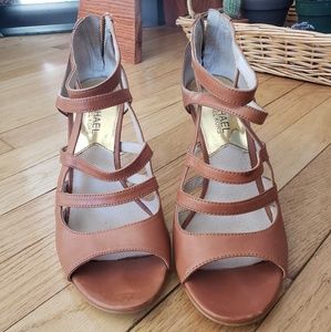 Michael Kors strap open-toed heels